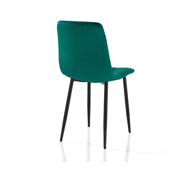 Rohelised sametist söögitoolid 2tk komplektis Faffy - Tomasucci-image-2