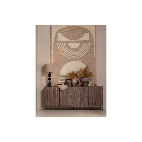 Pruun madal kapp 200x85 cm Gravuur - WOOOD-image-4