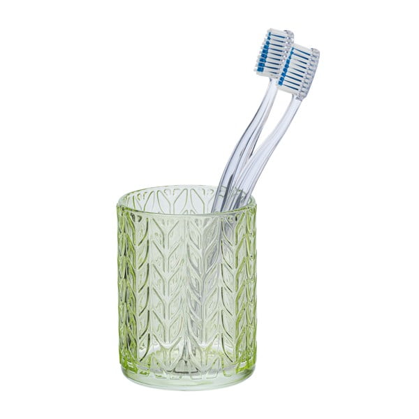 Roheline klaasist tass hambaharjade jaoks Vetro - Wenko-image-1