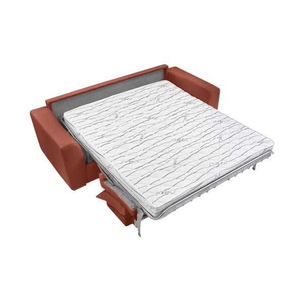 Tellisevärvi velvetist diivanvoodi 225 cm Augustin - Bobochic Paris-image-4