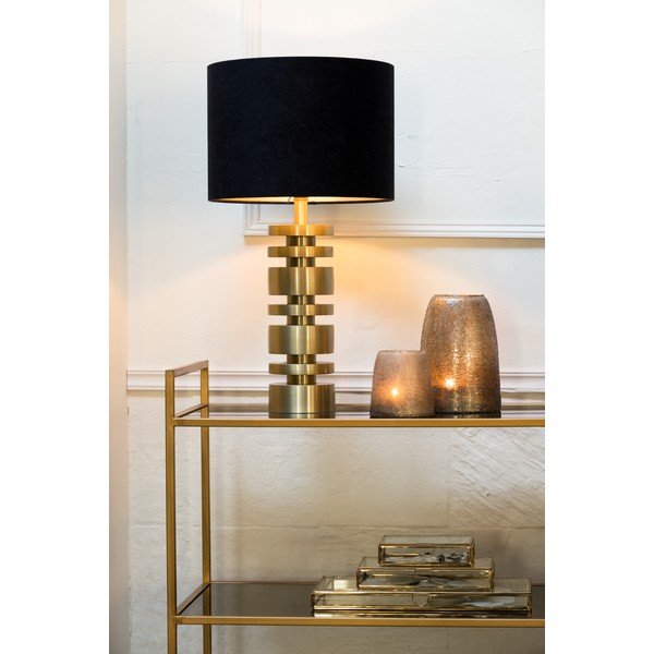 Kuldset värvi klaasriiul 100x90 cm Mariki - Light & Living-image-1