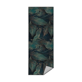 Petrooleumivärvi pestav koridorivaip 80x200 cm Midnight Jungle - Mila Home