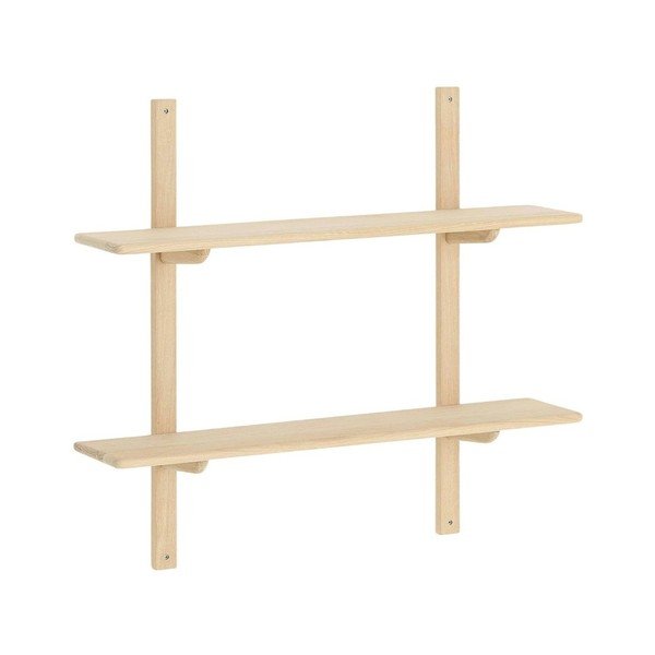 90 cm hele naturaalsest tammest riiul Albin - Ellos Home