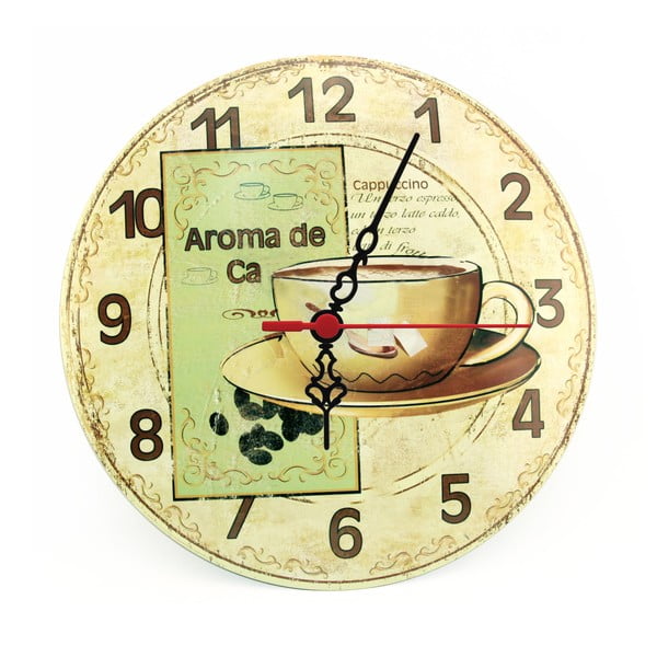 Nástěnné hodiny Aroma de Ca, 30 cm