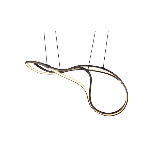 Must LED rippvalgusti metallist varjuga Nala - Trio Select-image-2