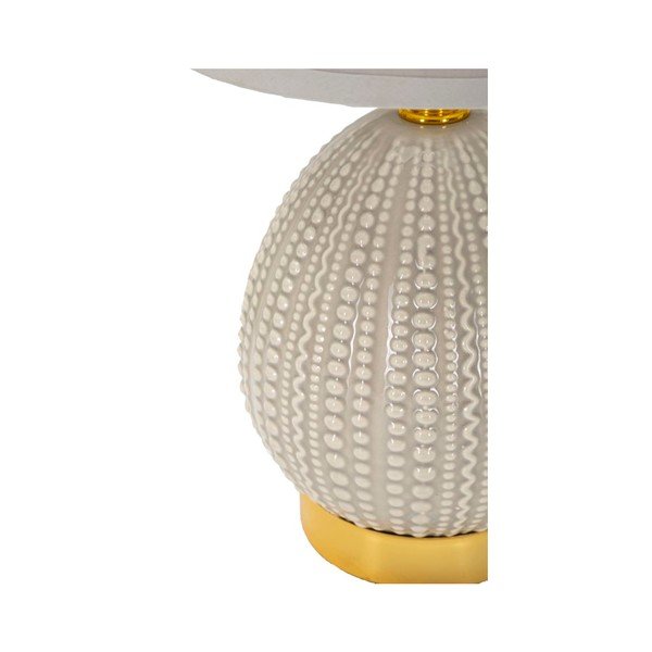 Helehall keraamiline laualamp tekstiilist varjuga (kõrgus 30,5 cm) Flavi - Mauro Ferretti-image-3
