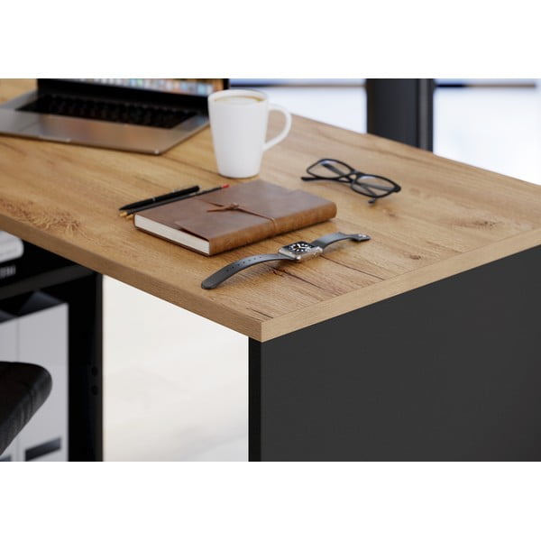 Töölaud tammepuust 146x145 cm Lissabon - Germania-image-2