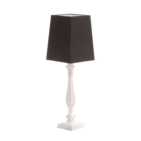 Stolní lampa Tower Dark Grey/Washed White, 66 cm