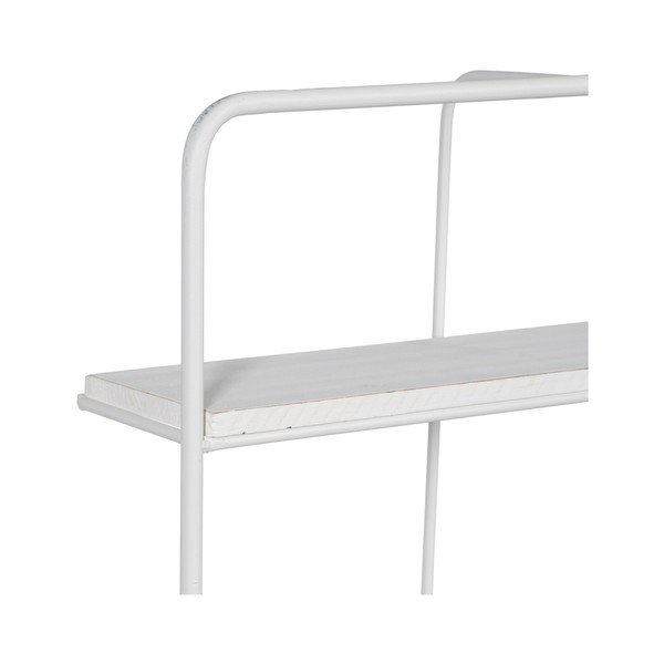 Valge metallist riiul 51 cm - Ixia-image-2