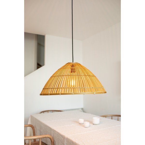 Rippvalgusti bambusevarjuga ø 58 cm Capello - Markslöjd-image-2