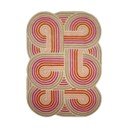 Roosa käsitsi kootud villane vaip 160x230 cm Spiral Shaped - Flair Rugs