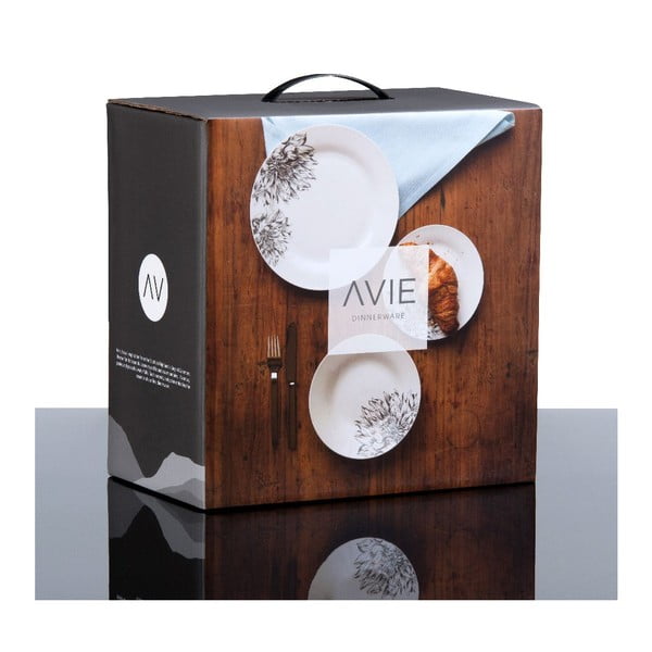 12-osaline portselanist sööginõude komplekt Avie - Premier Housewares-image-2