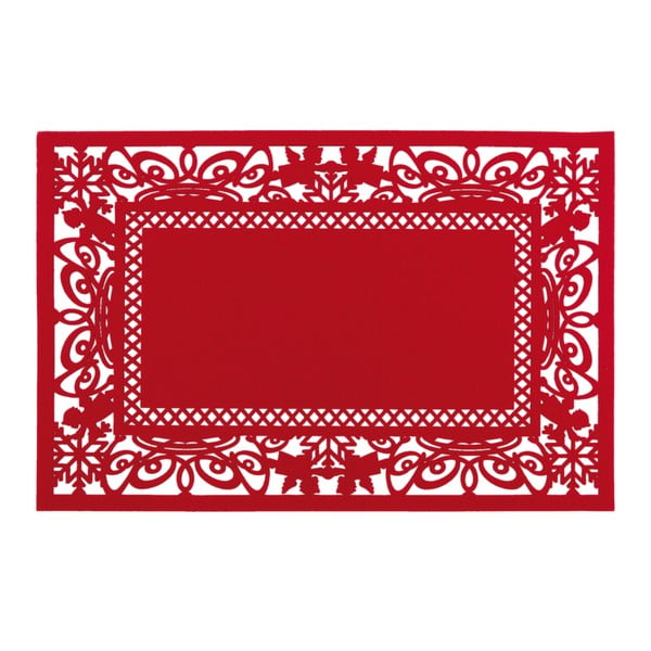 Červené prostírání Clayre & Eef Holy Time, 45 x 30 cm