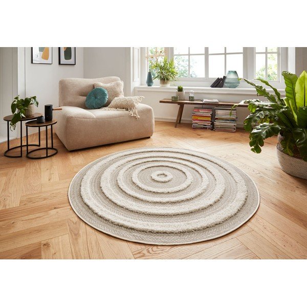 Kreemjas vaip Circle, ⌀ 160 cm Handira - Mint Rugs-image-4