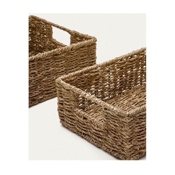 2 mererohust korvi komplektis 36x27x10 cm Tossa - Kave Home-image-2