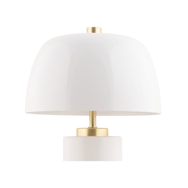 Valge dimmerdatav LED lauavalgusti metallist varjuga (kõrgus 30 cm) Freya - Leitmotiv-image-3