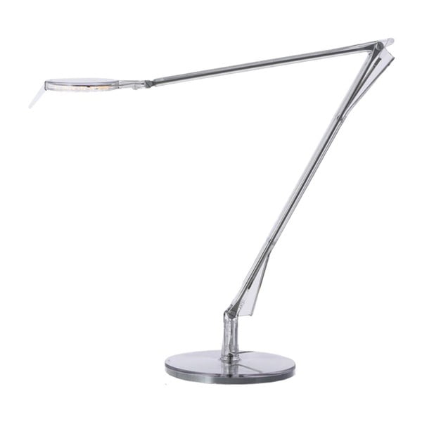 Transparentní polohovatelná stolní lampa Kartell Aledin Tec