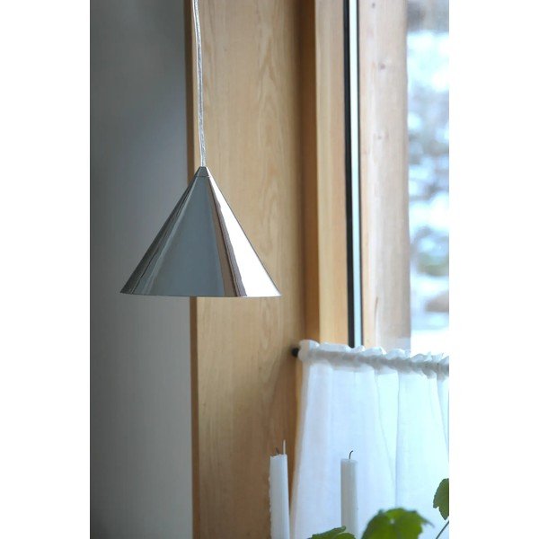 Hõbedane metallist ripplamp metallist lambivarjuga, läbimõõduga 19 cm Tip - Markslöjd-image-3