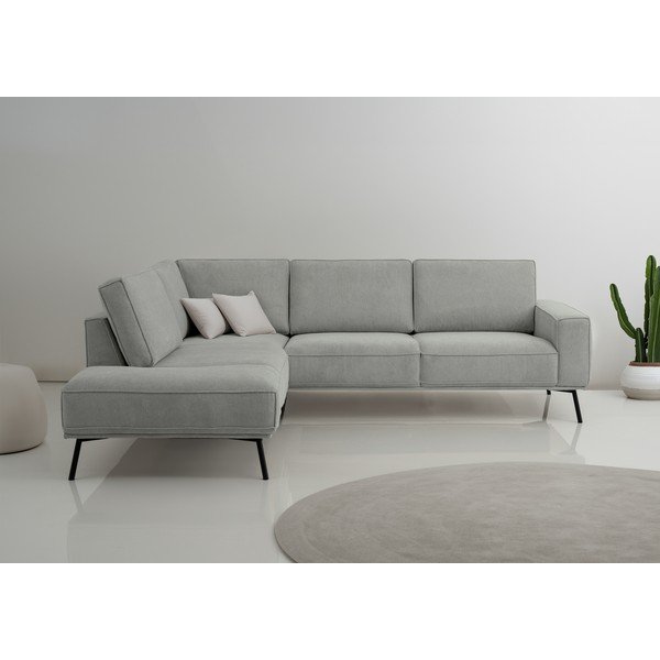 Helehall šenillist nurgadiivan (vasak nurk/L-kujuline) Amsterdam - Scandic-image-1