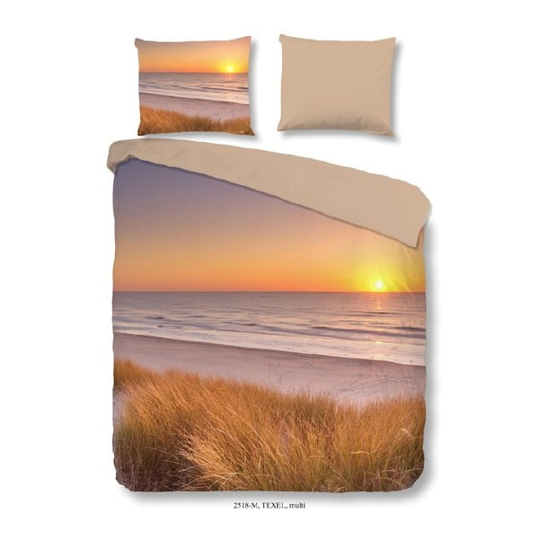 Povlečení na dvoulůžko z mikroperkálu Muller Textiels Sunset, 240 x 200 cm