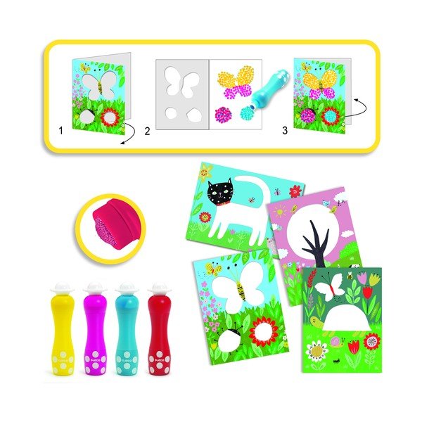 Maalikomplekt väikestele Meadow - Djeco-image-1