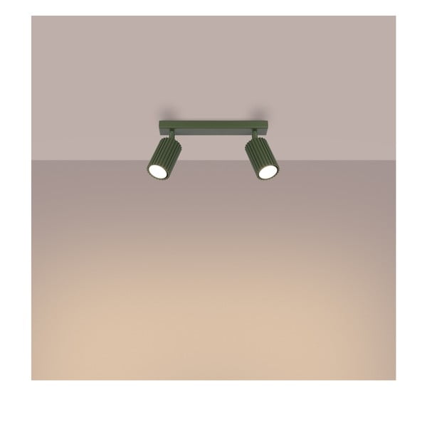 Roheline laevalgusti 6,5x30 cm Gleam - Sollux-image-2