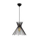 Mustast metallist rippvalgusti Opviq lights Rosalia - Opviq lights