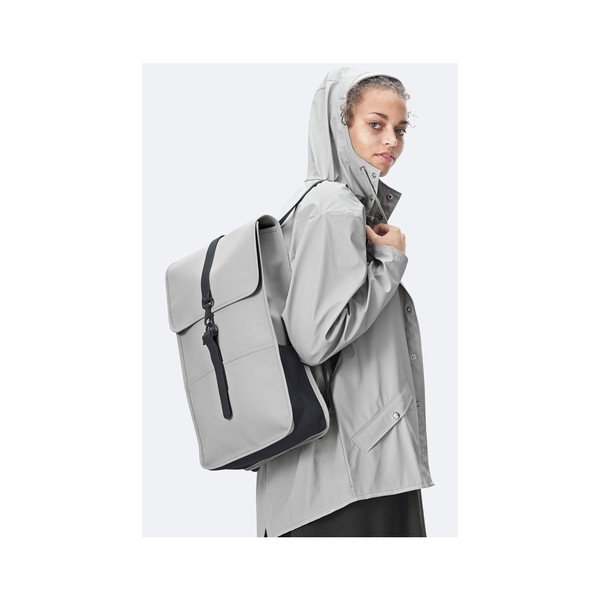 Šedý batoh s vysokou voděodolností Rains Backpack-image-1