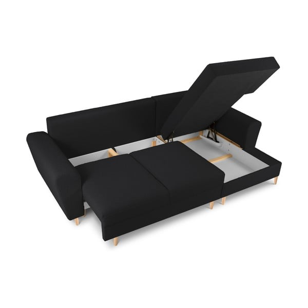 Must bukleekangast panipaigaga nurgadiivanvoodi (parem nurk) Kyoto - Cosmopolitan Design-image-3