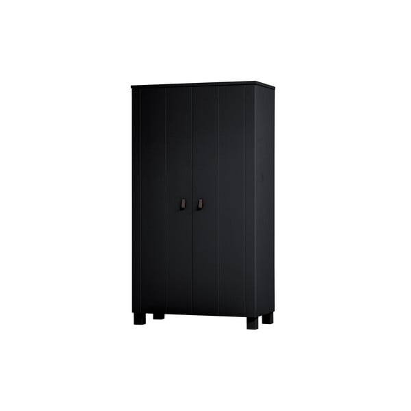 Must männi riidekapp 111x202 cm Sidemed - WOOOD-image-3