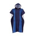Sinine puuvillane triibuline poncho - Catherine Lansfield