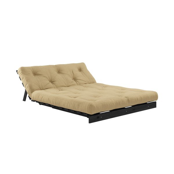 Pruun ja beež diivanvoodi 140 cm Roots - Karup Design-image-4