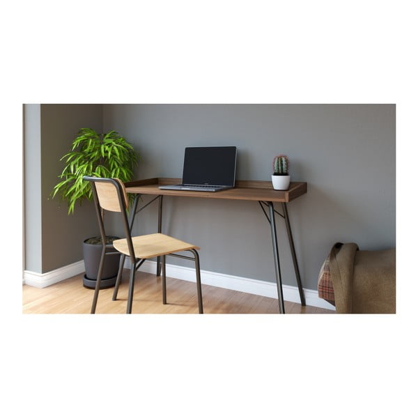 Töölaud pähklipuidust 52x115 cm, töölaud pähklipuust 52x115 cm Rayburn - Woodman-image-1