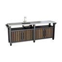Plastikust grilllaud 237x52 cm Unity Chef - Keter