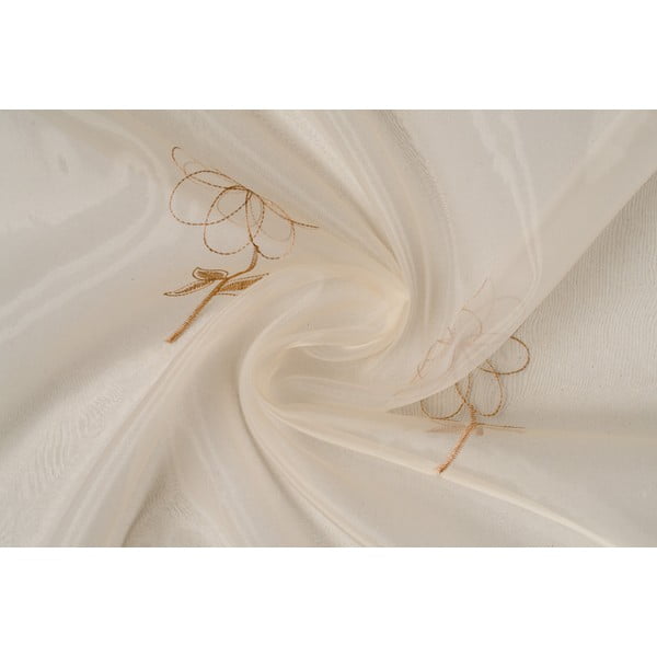 Beež kardin 140x245 cm Edith - Mendola Fabrics-image-2