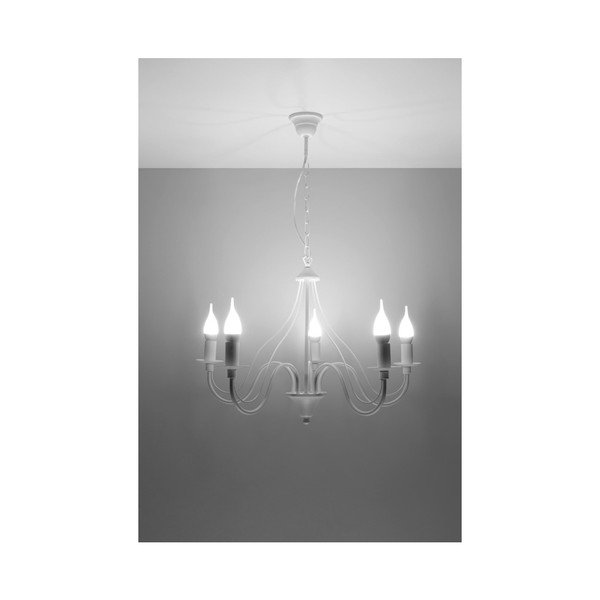Valge ripplamp 5 Fiorano - Sollux-image-3
