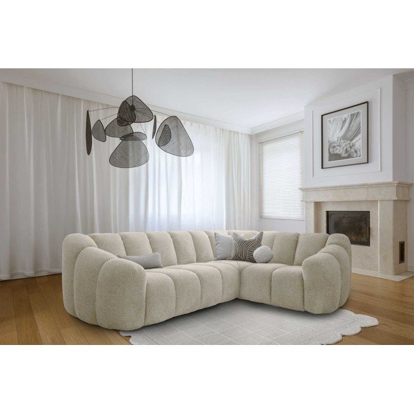 Beež nurgadiivan (parem nurk/L-kujuline) Shell - Miuform-image-2