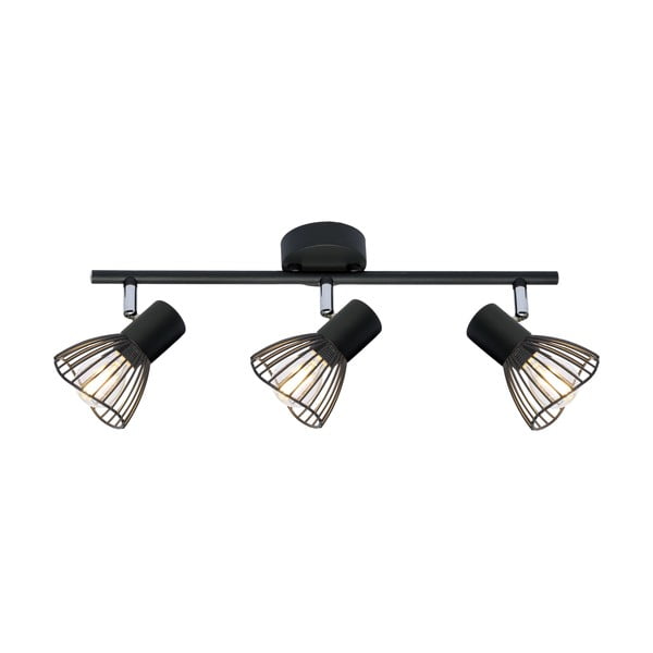 Must laevalgusti metallist varjuga  56x8 cm Fly - Candellux Lighting