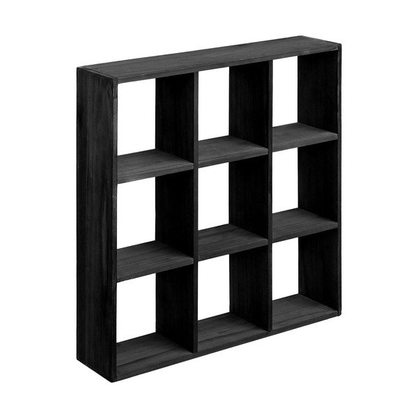 Mustast männipuidust astmeline riiul 46 cm Moss - House Nordic