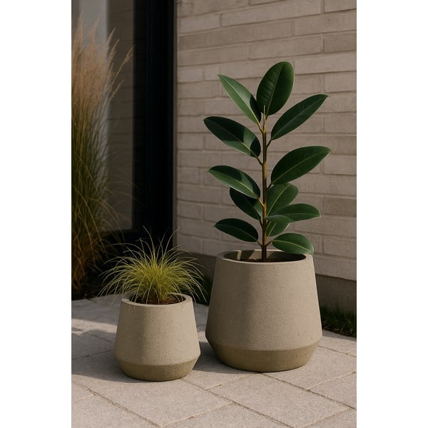 Lillepotid 2tk komplektis Concrete - Bonami Selection-image-1