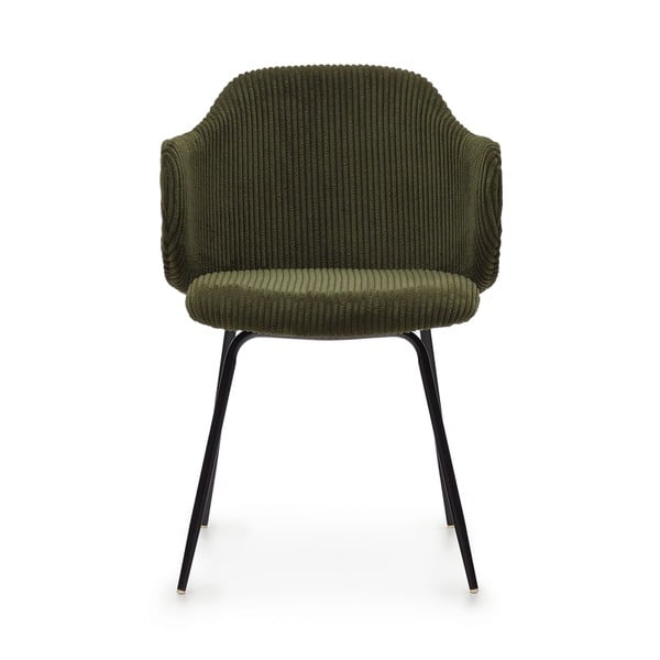 Rohelised velvetist söögitoolid 2tk komplektis Yunia - Kave Home-image-2