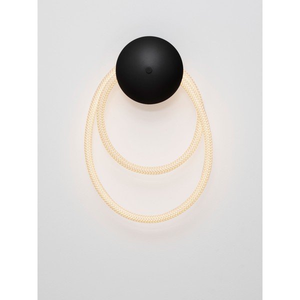 Valge/mattmust terasest LED-seinavalgusti Ilane - Nova Luce-image-4
