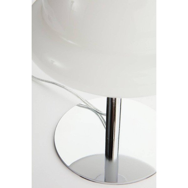 Valge/läikiv hõbedane opaalklaasist laualamp (kõrgus 26 cm) Bubba - Jotex-image-4