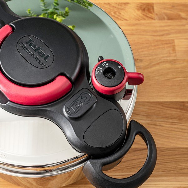 Roostevabast terasest survepott koos aurutuskorviga 6 l Clipso Minut Easy - Tefal-image-4