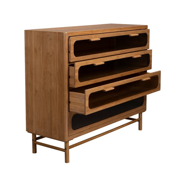 Bambusest kummut 105x88x38 cm Caroun - Dutchbone-image-3