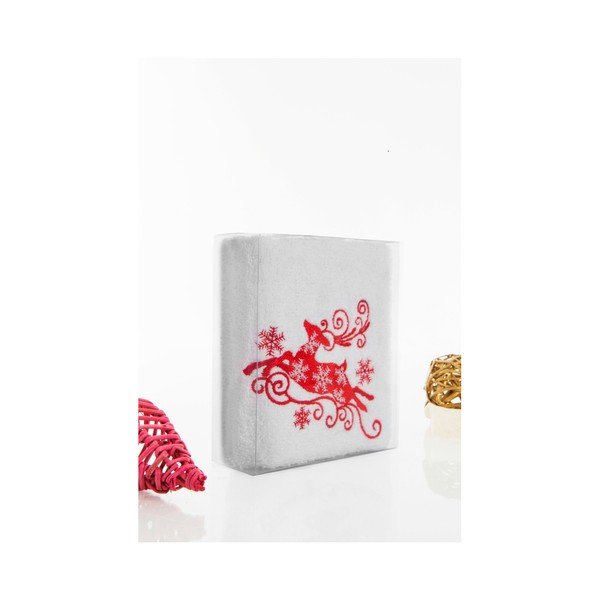 Osuška Christmas White Red, 30 x 50 cm-image-1