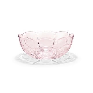 Heleroosa klaasist kauss ø 23 cm Lily - Holmegaard