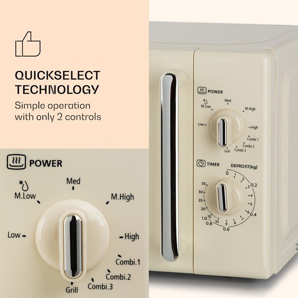 Beež mikrolaineahi Caroline - Klarstein-image-2