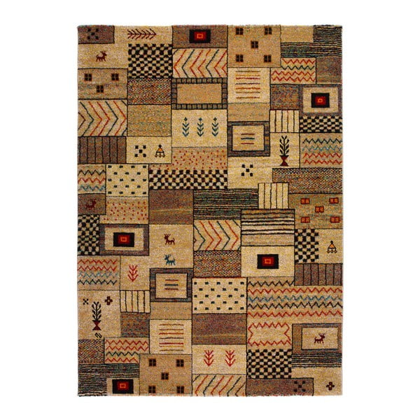 Hnědobéžový koberec Universal Mitra Beige, 120 x 170 cm