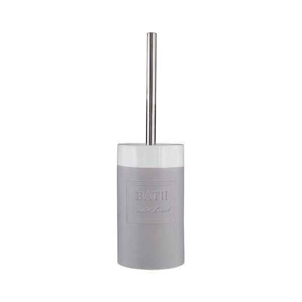 Bílo-šedý toaletní kartáč Premier Housewares Vida